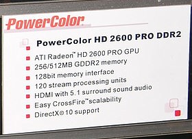 powercolor hd 2600 pro gddr2