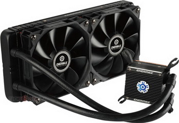 Liqtech water cooling compatible with current Intel and AMD platforms