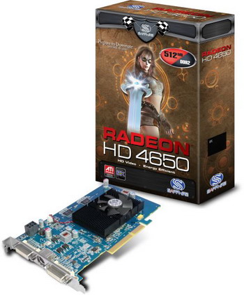 radeon HD 4650 with AGP 8x interface