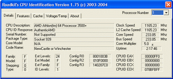 CPU identification 1.75