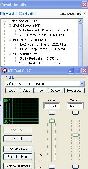 Radeon HD 3870 overclocking 3d 2006