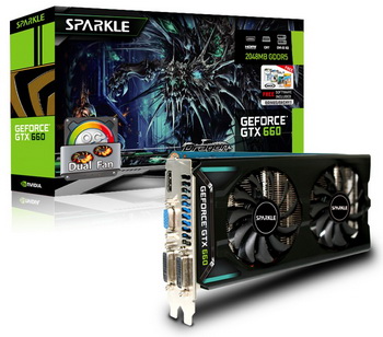 Sparkle GeForce GTX 660 and GeForce GTX 650 Ti