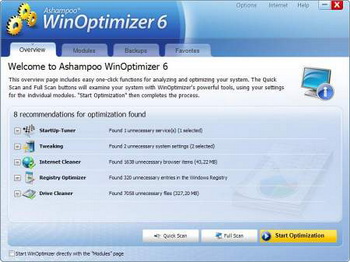 Ashampoo WinOptimizer Platinum Suite 6 v.6.10