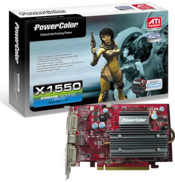 PowerColor Radeon x1550 serie