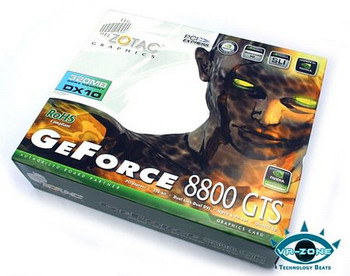 zotac 8800gts box